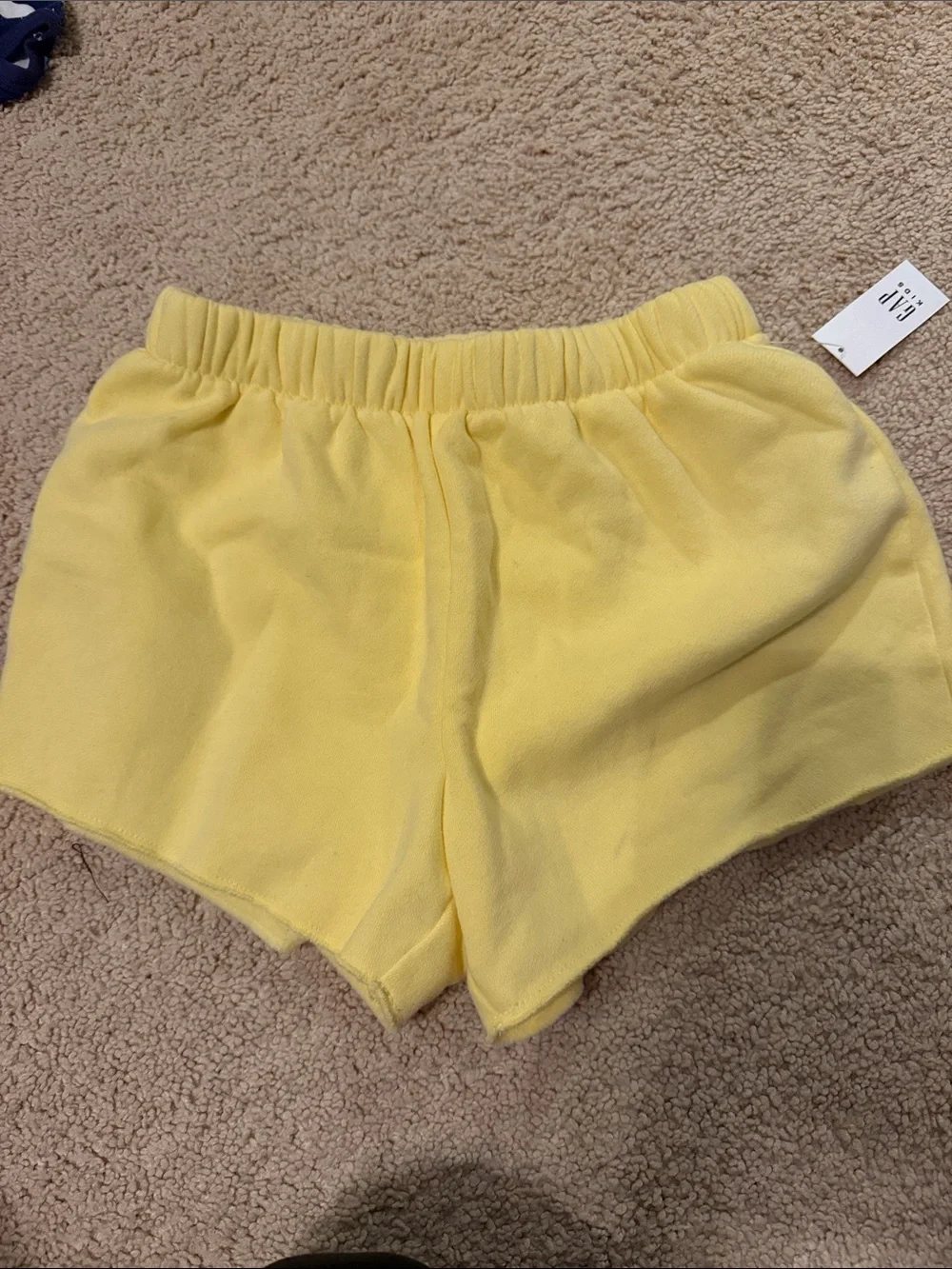 GAP Kids Yellow Elastic Waist Shorts